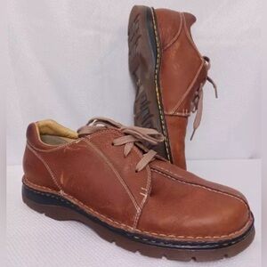 DR. DOC MARTENS 11232 Brown Leather Lace Up Shoes Mens Size 13